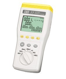 TES-33 电池测试器 (USB)