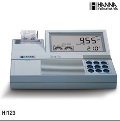 哈纳仪器&哈纳酸度计PH计HI123实验室高精度pH/ORP/ISE/温度测定仪【内置打印】