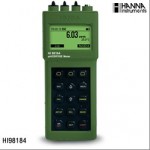 哈纳仪器&哈纳酸度计PH计HI98184(哈纳HANNA)高精度防水型pH/ORP/ISE/温度测定仪