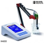 哈纳仪器&哈纳酸度计PH计HI4222（HI4212）(哈纳HANNA)超大彩屏高精度双通道酸度测定仪【pH/ORP/ISE/温度】
