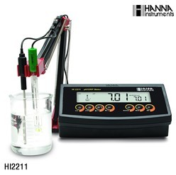 哈纳仪器&哈纳酸度计PH计HI2211(哈纳HANNA)实验室pH/ORP/温度测定仪